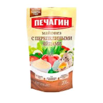 Майонез с перепелиными яйцами Печагин 50пр 750гр