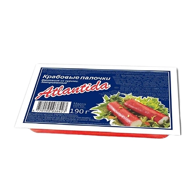 Крабовые палочки Атлантида 190гр